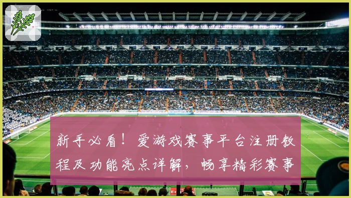 新手必看！爱游戏赛事平台注册教程及功能亮点详解，畅享精彩赛事互动体验